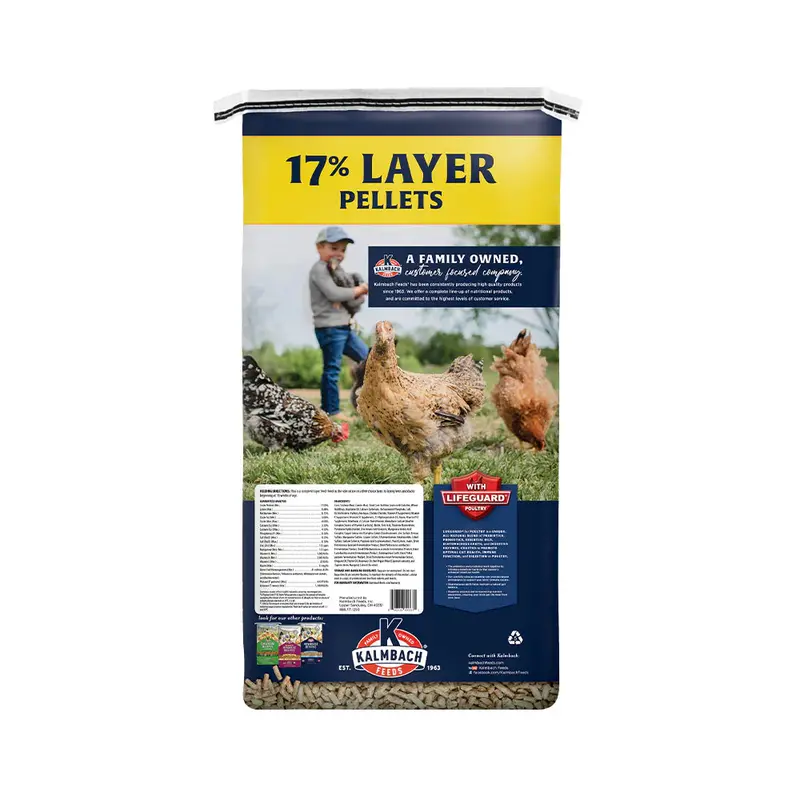 17% All Natural Layer Pellets For Chickens 50Lb 2