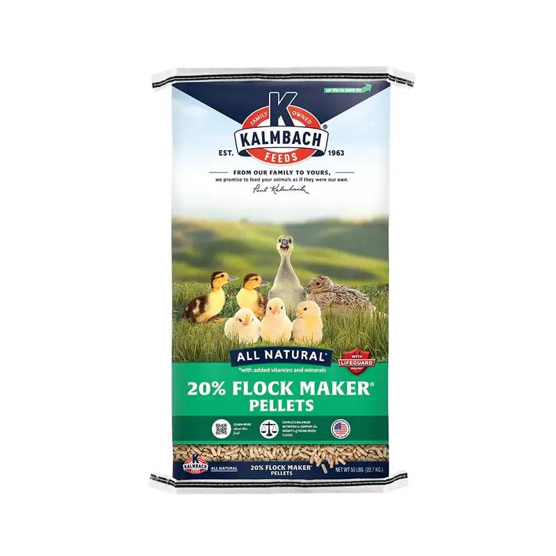 20% Flock Maker Pellet 50Lb 1