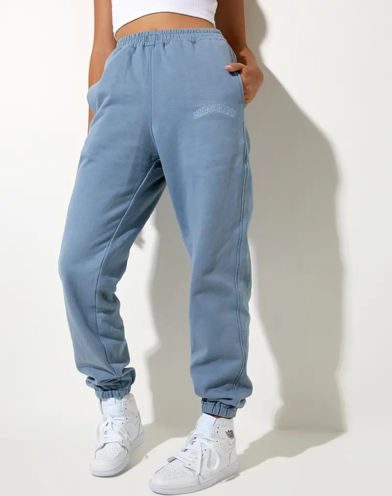 Basta Jogger In Powder Blue Memories Embro 1