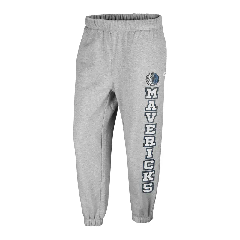 Dallas Mavericks 47 Brand Women's Grey Horsehead Jogger Sweatpants 1