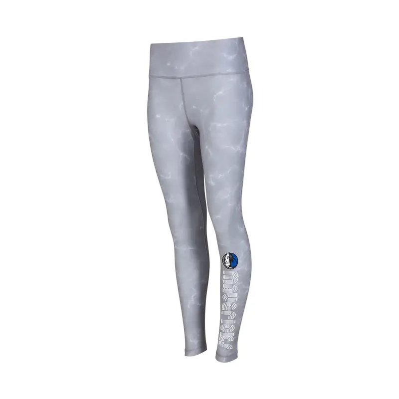 Dallas Mavericks Concept Sports Women's Marble Leggings 1