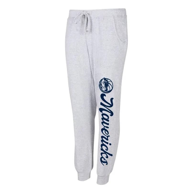 Dallas Mavericks Concepts Sport Women's Heather Grey Sweatpants 1