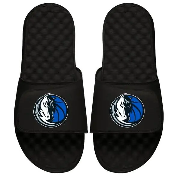Dallas Mavericks Islide Primary Black Slides 1