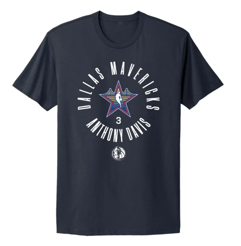 Dallas Mavericks Maingate Anthony Davis All-Star Short Sleeve Tee 1
