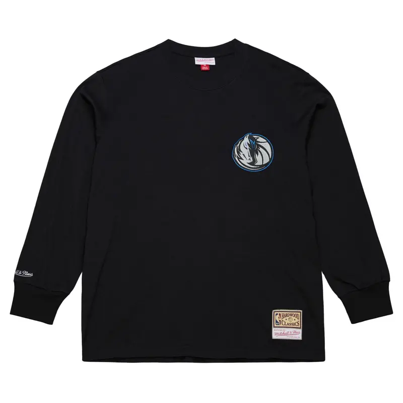 Dallas Mavericks Mitchell & Ness 2025-26 City Edition Black Crewneck 1