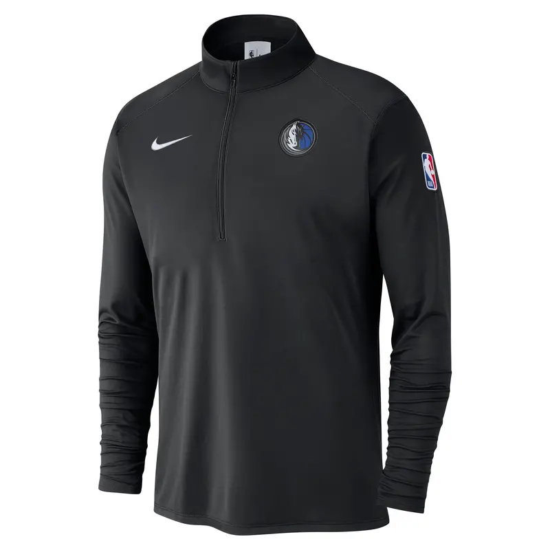 Dallas Mavericks Nike Black Quarter-Zip Top 1