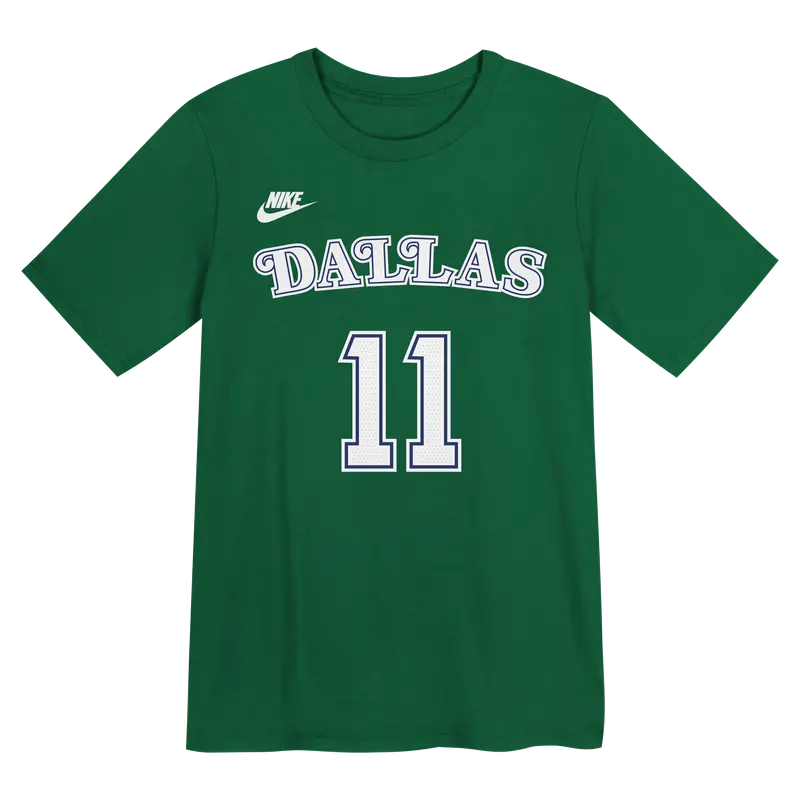 Dallas Mavericks Nike Outerstuff Hardwood Classic Kids Kyrie Irving Name & Number Tee 1