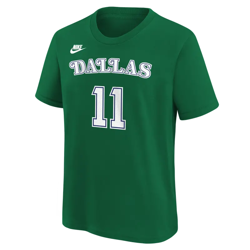 Dallas Mavericks Nike Outerstuff Hardwood Classic Youth Kyrie Irving Name & Number Tee 1