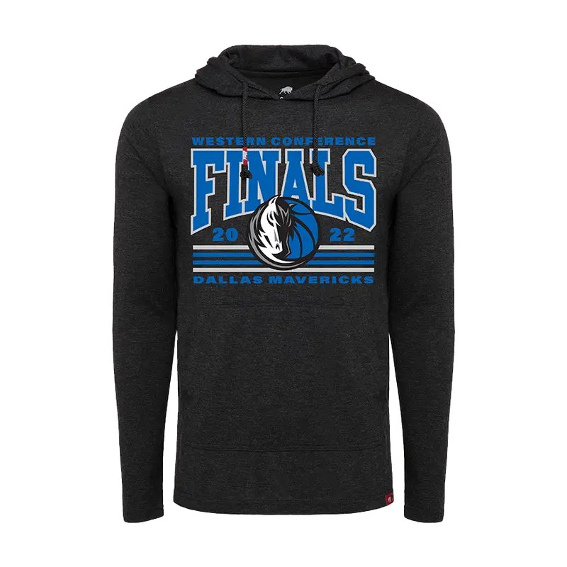 Dallas Mavericks Sportiqe Western Conference Finals Rowan Black Hoodie 1