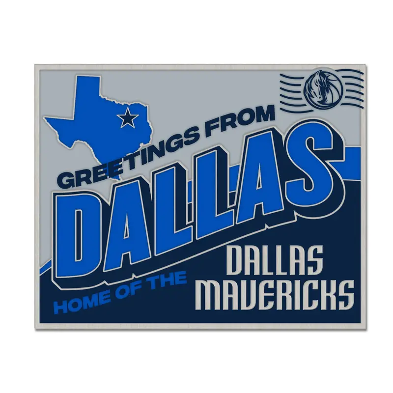 Dallas Mavericks Wincraft Welcome Postcard Lapel Pin 1