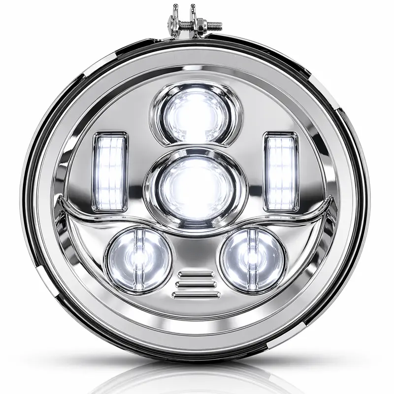 Eagle Lights 1997-2003 Honda Valkyrie Round Projection Led Headlight 3