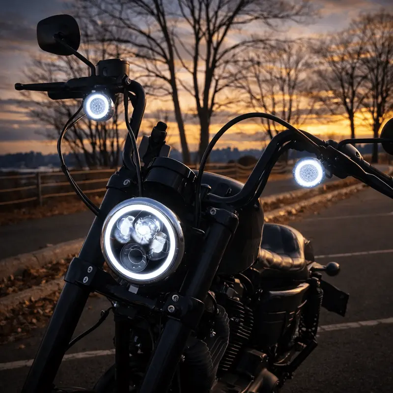 Eagle Lights 2” Led Turn Signal And Running Light Kit For Harley-Davidson® Motorcycles- Generation I / 1157 Front / 1156 Red Rear 6