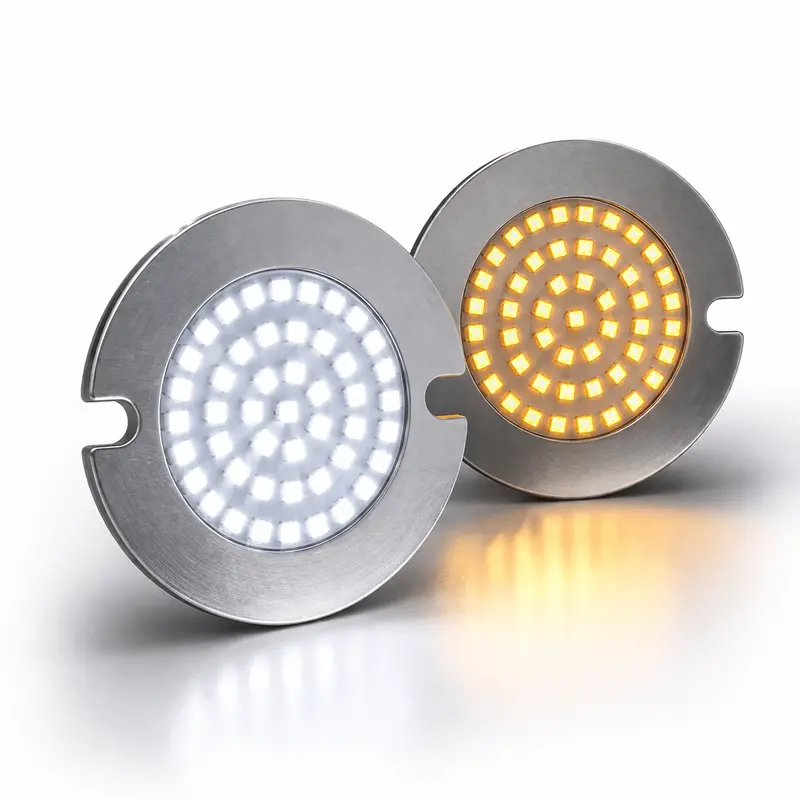 Eagle Lights 3 1/4" Front Led Turn Signal Kit For Harley-Davidson® Motorcycles - Generation Ii 1