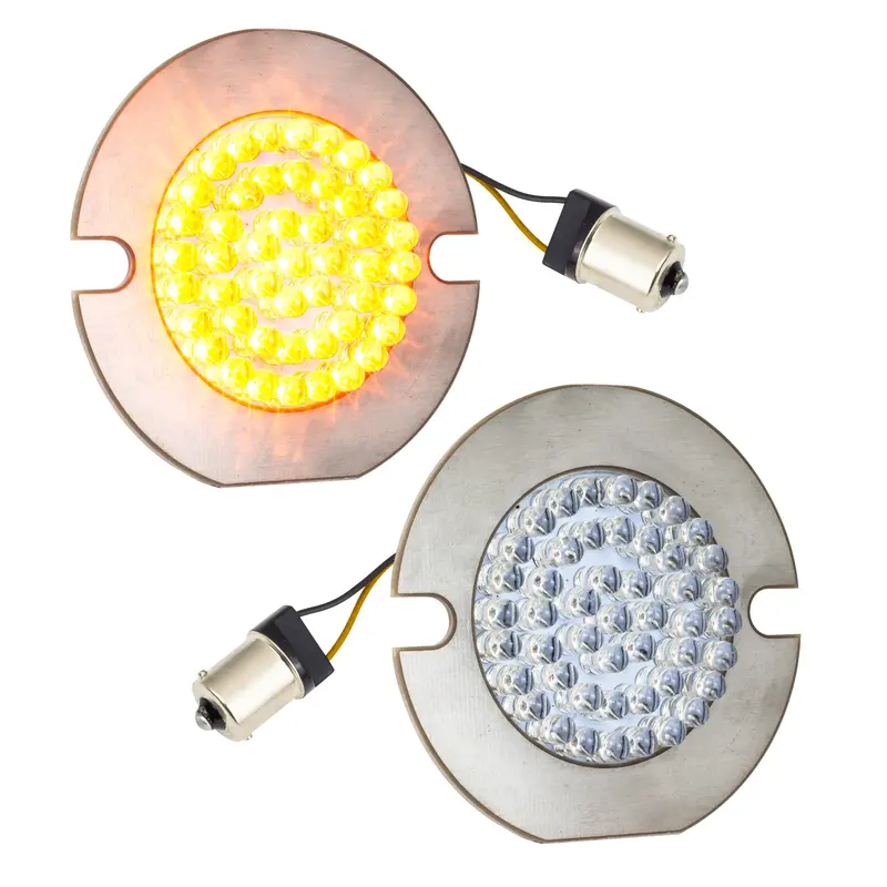 Eagle Lights 3 1/4" Rear Led Turn Signal Kit For Harley-Davidson® Motorcycles - Generation I / Amber 1