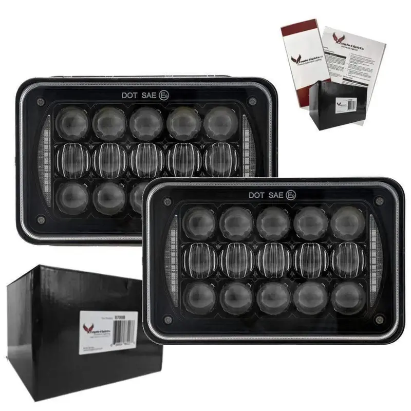 Eagle Lights 4627B-2 Led 4 X 6 Headlights - Double Pack 1