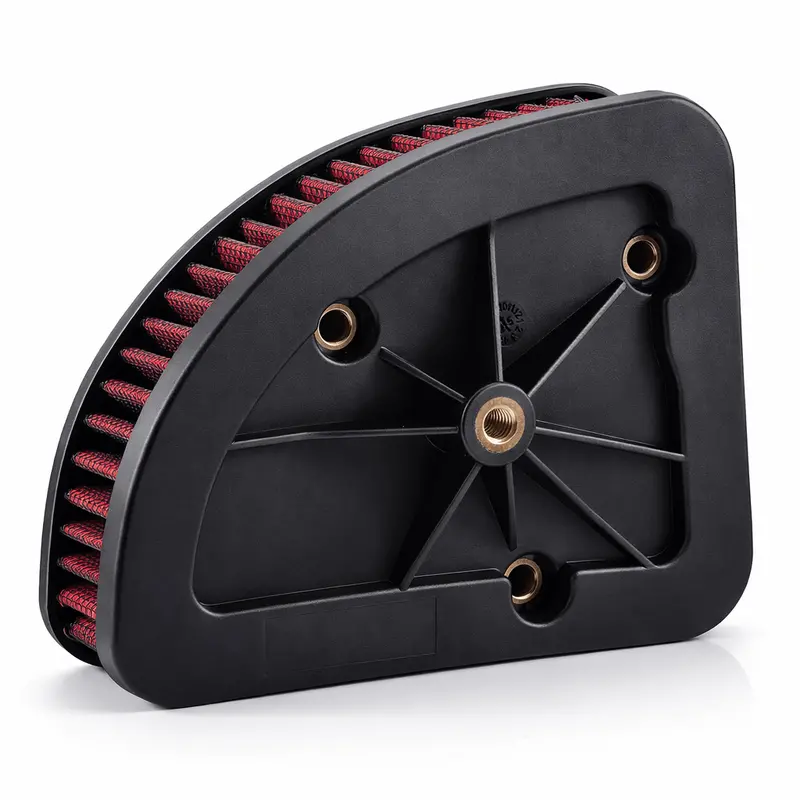 Eagle Lights Airshield™ High-Flow Washable Air Filter — Red | Harley-Davidson® M8 Touring 107 (2017–2026) 1