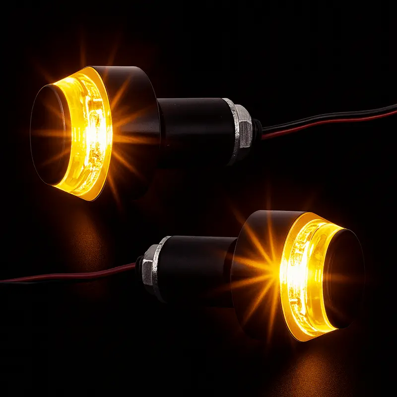 Eagle Lights Bar End Led Turn Signals For 7/8" Handlebars - Pair 1