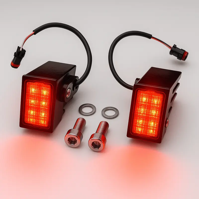 Eagle Lights Blackbolt Led Rear Turn Signals With Full Running Light For 2018+ Harley Davidson Motorcycles 1