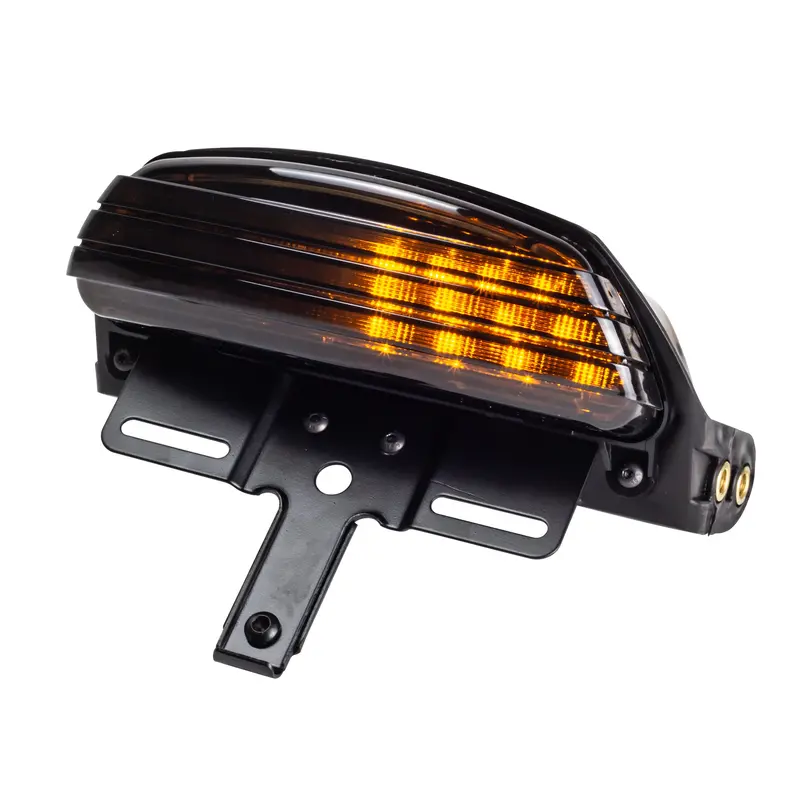 Eagle Lights Bobtail Tri-Bar Led Tail Light With Turn Signals For Harley-Davidson® '06 - Current Softail Fxst, Fxstb, Fxstc, Fxsts And Flstsb 1