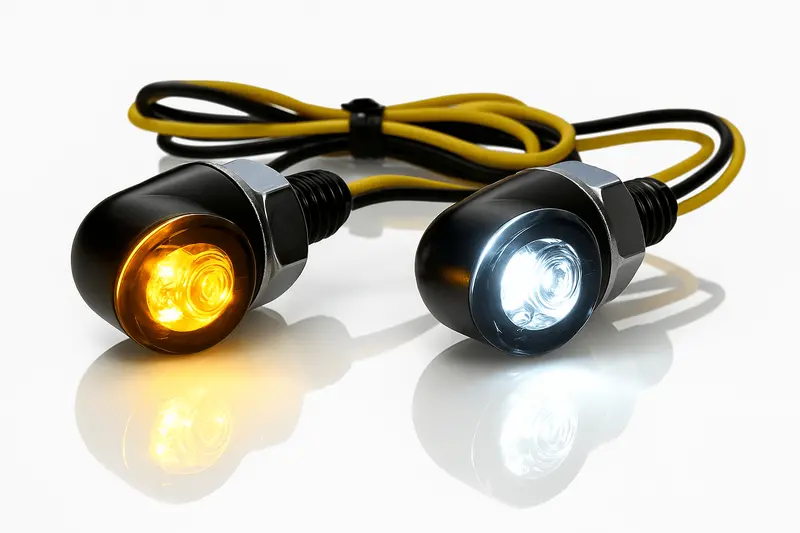 Eagle Lights Generation Ii Mini Bullet Front Led Turn Signal Lights - Running Light And Turn Signal 1