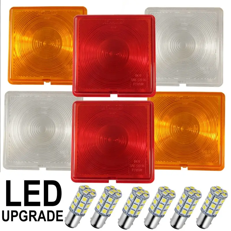 Eagle Lights Genuine Rubbolite 8006, 8007, And 8008 Triple Pack - Includes Led Bulbs 1