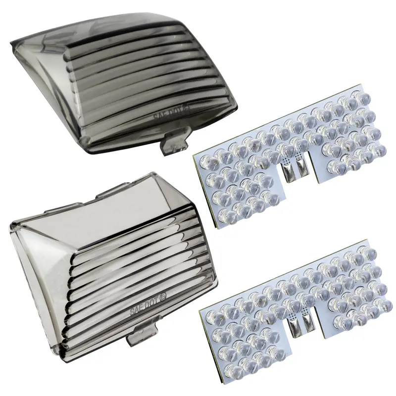 Eagle Lights Led Front And Rear Fender Tip Lights With Smoked Lenses For Harley-Davidson® Motorcycles 1