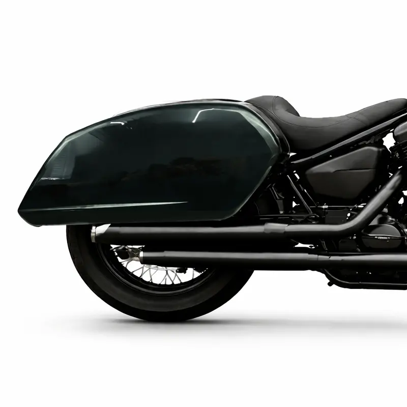 Eagle Lights Midnight Edition Saddlebags For 2022 - 2025 Street Bob - Bolt On Installation 1
