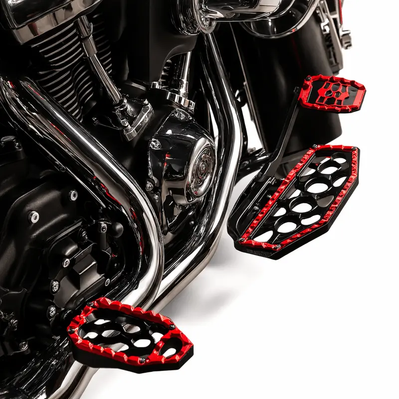 Eagle Lights Redline Mx Floorboard And Pedal Kit For 2014 - 2026 Harley-Davidson® Touring Models 1