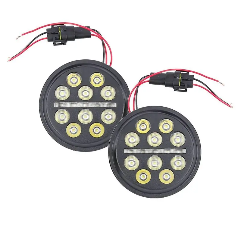 Eagle Lights Slim Line 4.5" Auxiliary / Passing Led Lights For Harley-Davidson® And Indian® Motorcycles - Plug And Play Connection 1