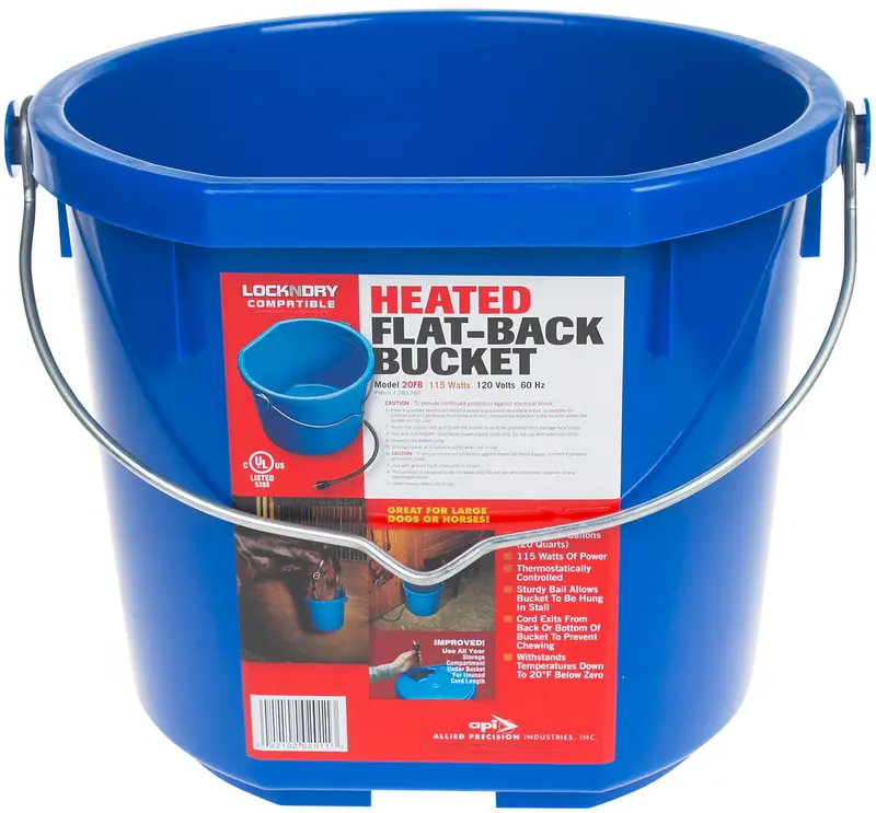 Flatback Heated Bucket 1