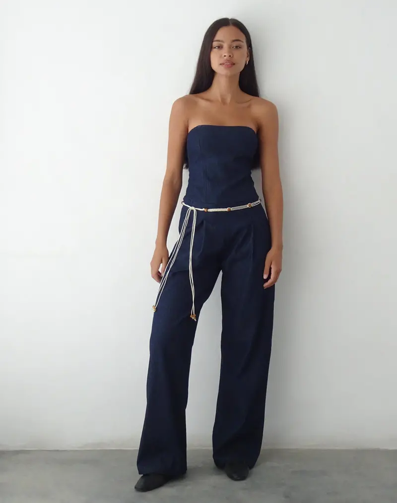 Kyaria Jumpsuit In Indigo 1