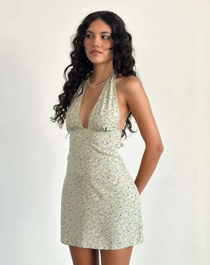Leana Mini Dress In Parma Violet 1