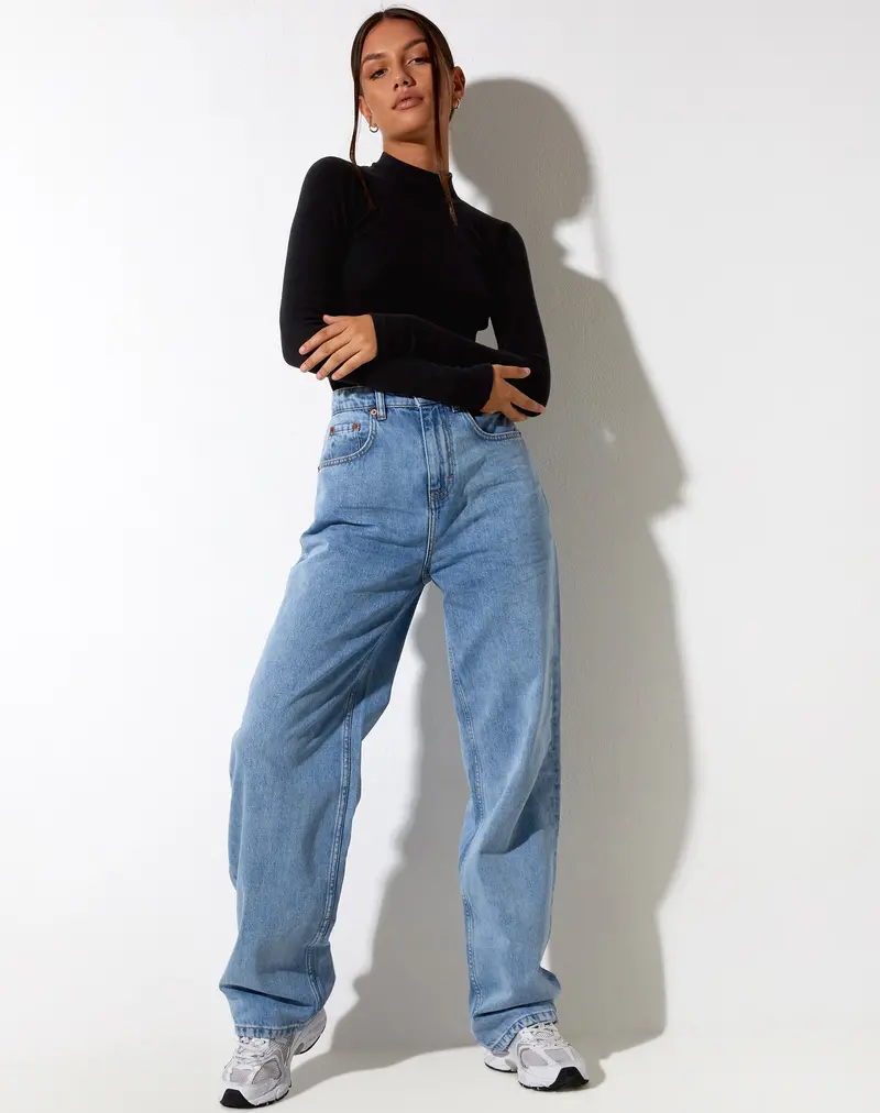 Parallel Jeans In Tonal Light Wash Blue 1