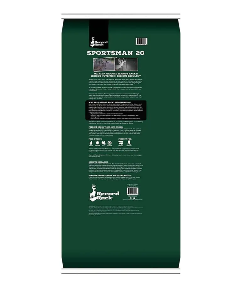 Record Rack Sportsman 20 – Protein Feed For Deer 2