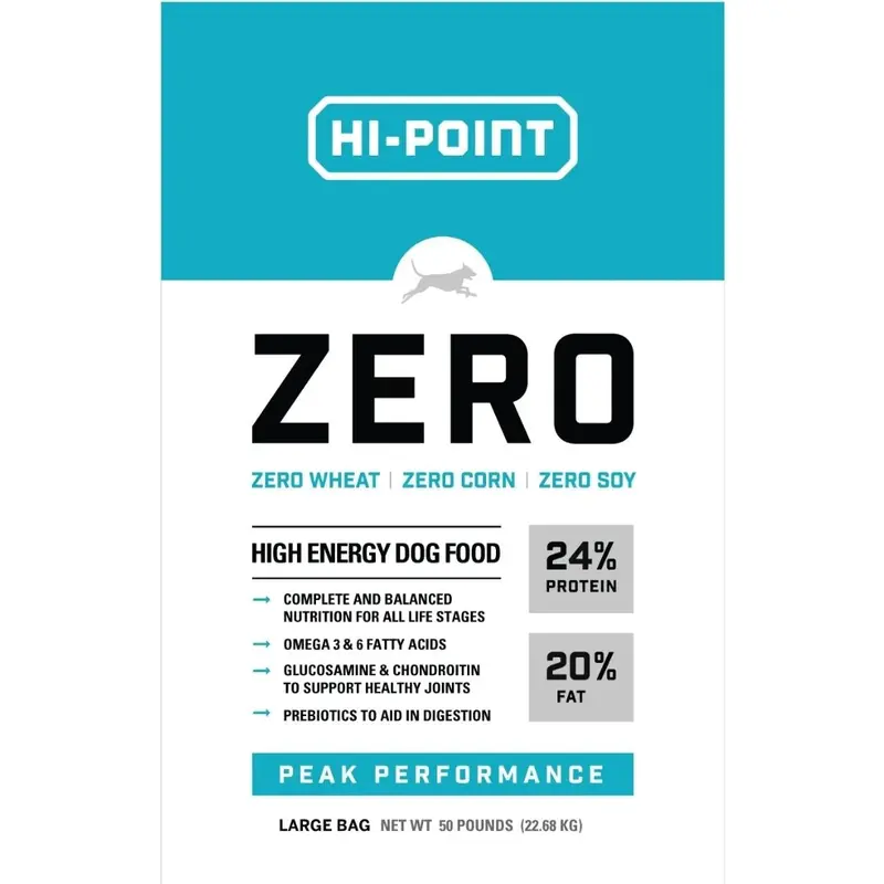 Shawnee Mills Hi Point Zero Hi Energy Dog Food 50Lb 1