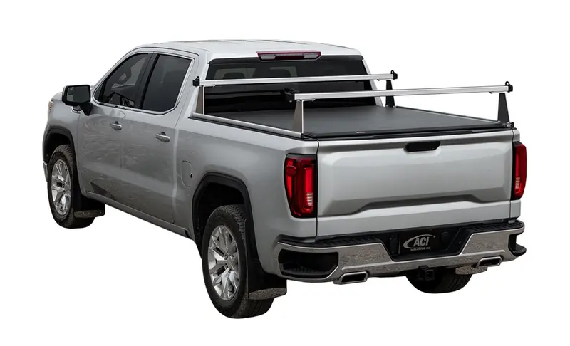 Adarac Aluminum M-Series Truck Bed Rack System – Silver Finish, Model F4020131 1