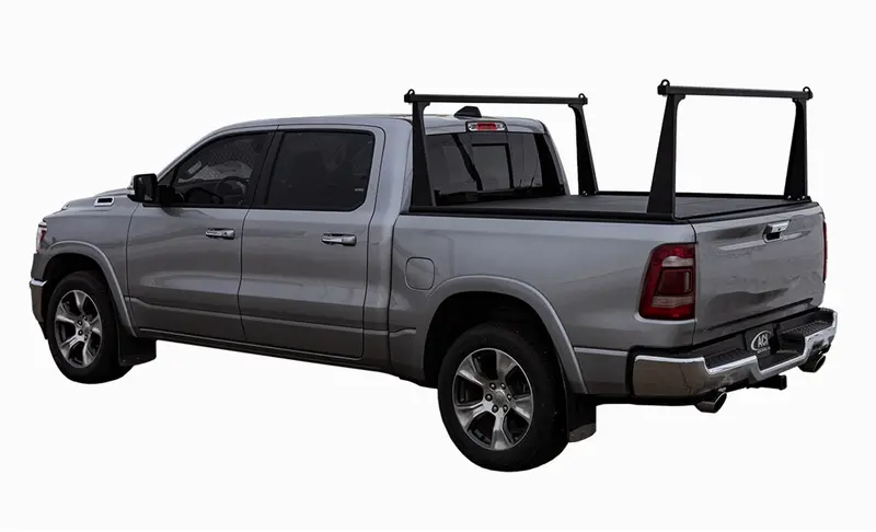 Adarac F2020082 Aluminum Pro Series Matte Black Truck Bed Rack System 1