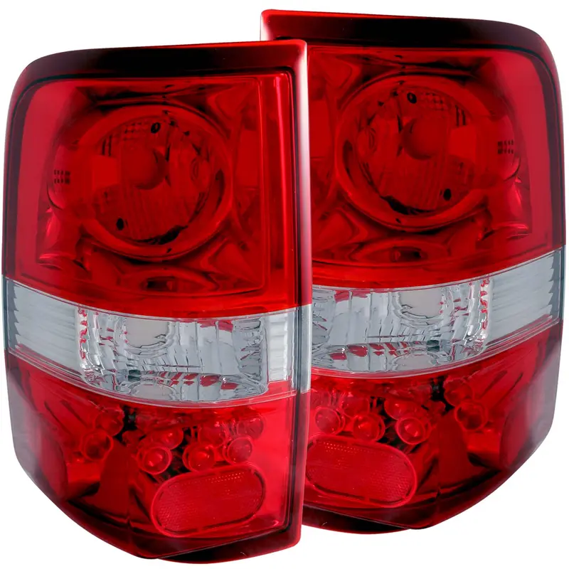 Anzo Usa Led Tail Light Assembly – Red/Clear Lens, Pair – Model 211058 1