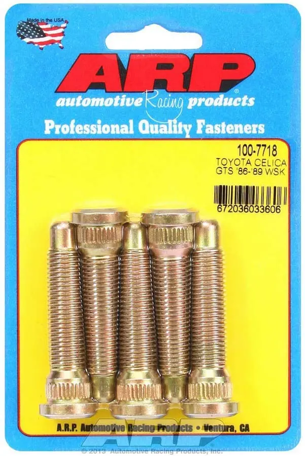 Arp Wheel Stud Kit For Toyota Celica Gts (100-7718) 1
