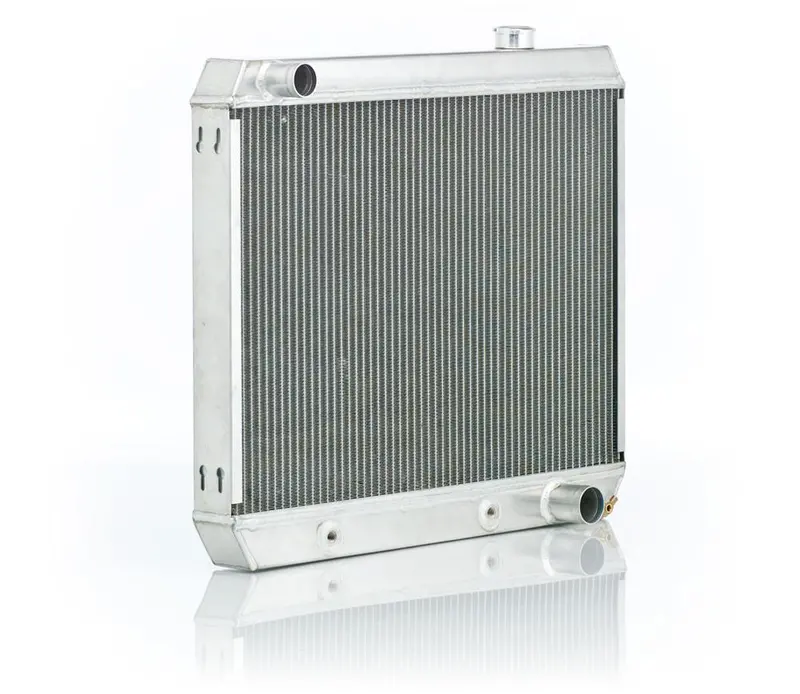 Be Cool 62293 Downflow Radiator – Natural Finish, Fits 1963–1966 Chevy 1/2–1 Ton Trucks & Suburbans (Auto Trans) 1