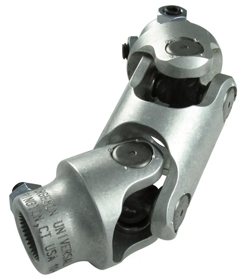 Borgeson Aluminum Double U-Joint Steering Coupler – 3/4"-36 To 9/16"-26 Spline 1