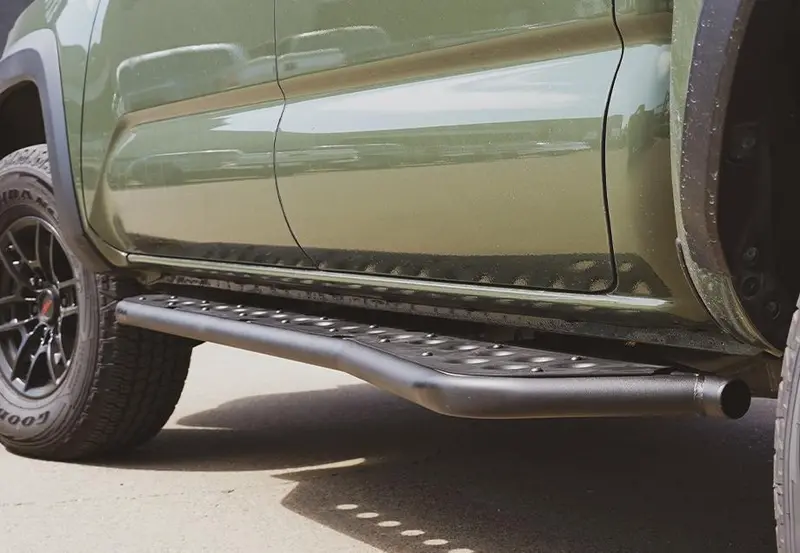 Cali Raised Led Rock Sliders – Step Edition For 2005–2021 Toyota Tacoma (Double Cab Short Bed) 1