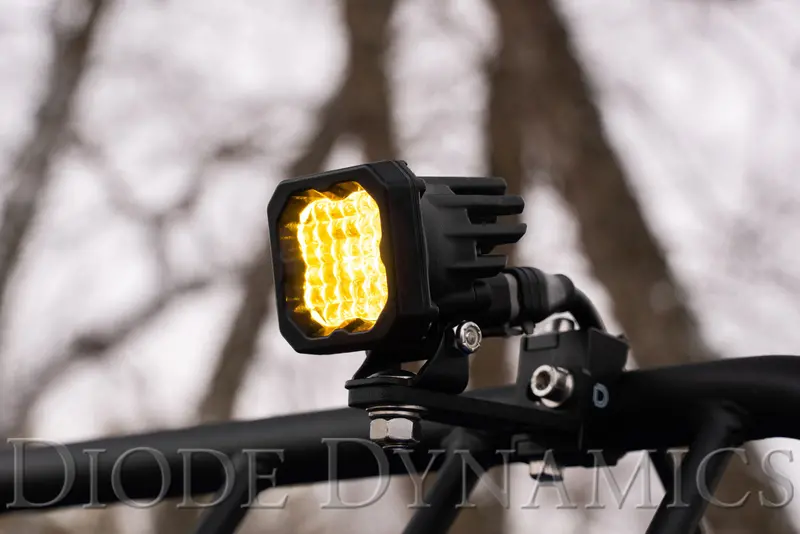 Diode Dynamics Dd6448S Stage Series C1 Yellow Flood Led Pod Light 1