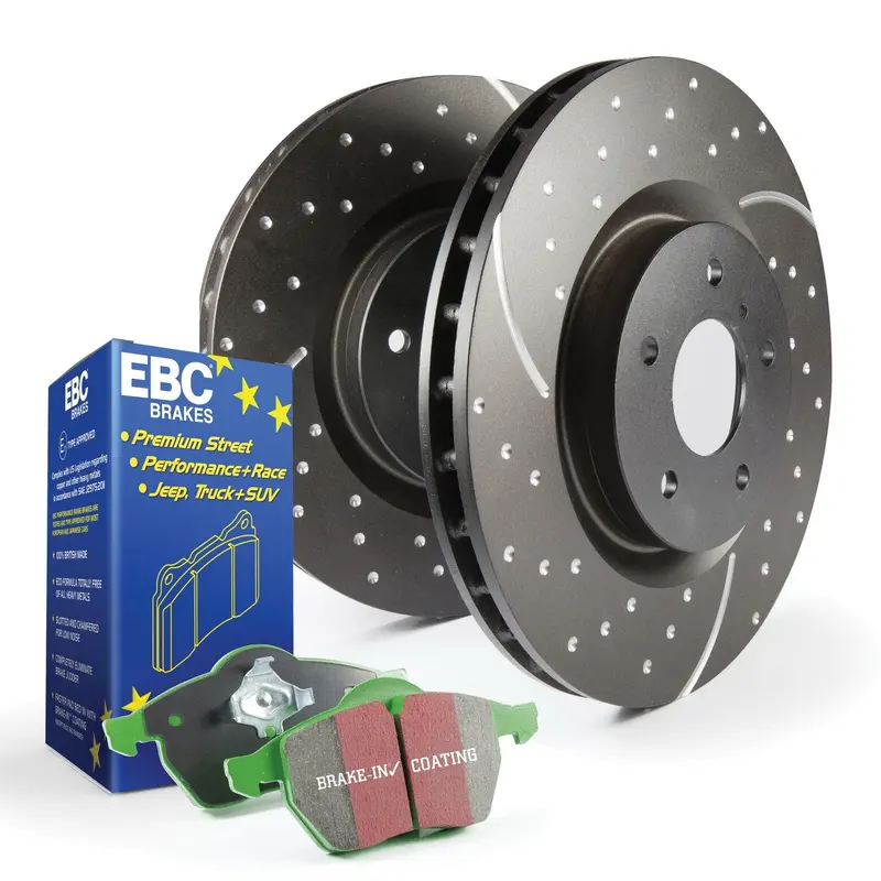 Ebc S10Kf1183 Greenstuff 2000 Brake Pad And Gd Rotor Kit 1