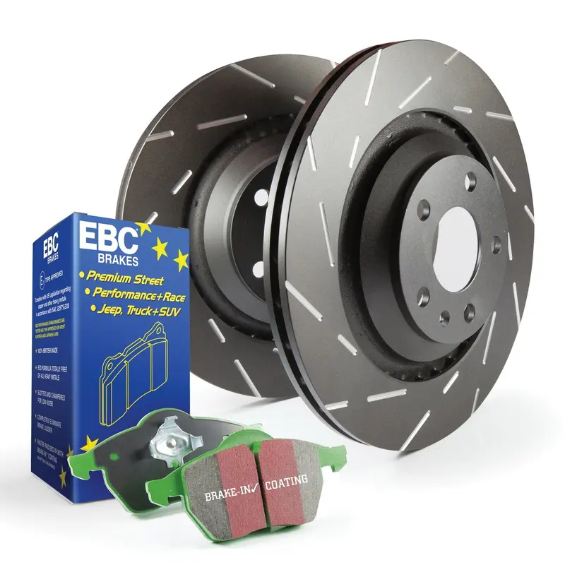 Ebc S2Kr2238 Brake Kit – Greenstuff 2000 Pads + Usr Drilled & Slotted Rotors 1