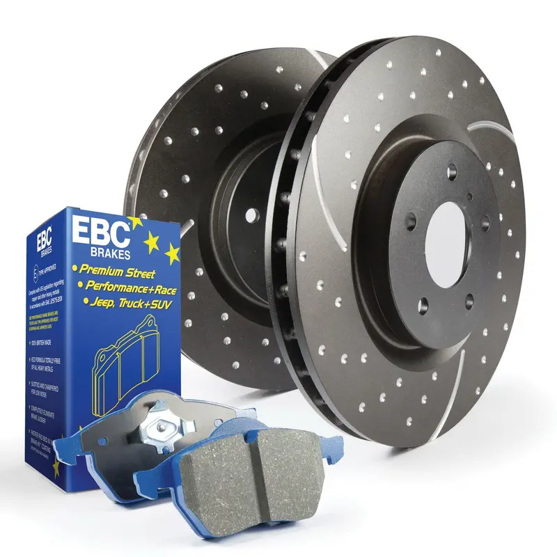 Ebc S6Kf1221 Braking System Kit – Bluestuff Pads + Gd Sport Rotors 1