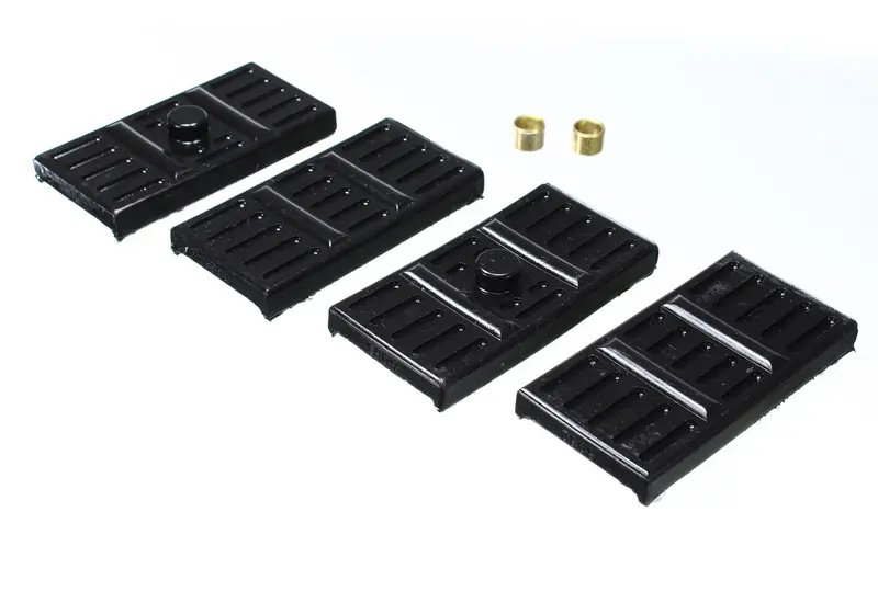 Energy Suspension 3.6113G Universal Rear Leaf Spring Isolation Pad – Black Polyurethane Performance Upgrade 1