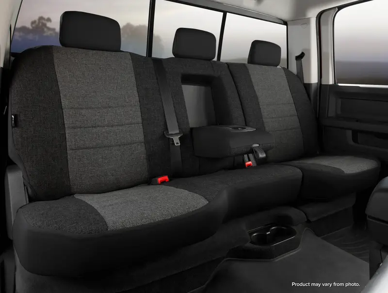 Fia Oe32-55 Custom Seat Covers – Charcoal Tweed, Split 40/60 Configuration 1