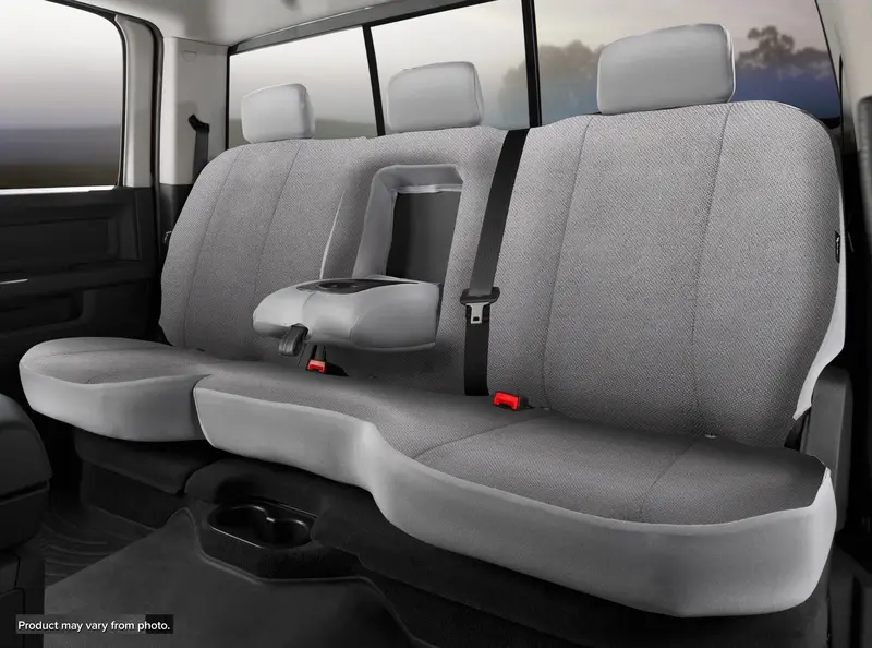 Fia Trs42-70 Gray Solid Fabric Seat Covers For Jeep Wrangler 1