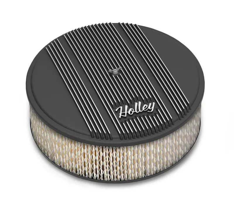 Holley 120-156 Round Finned Air Cleaner Assembly – Universal Fit 1